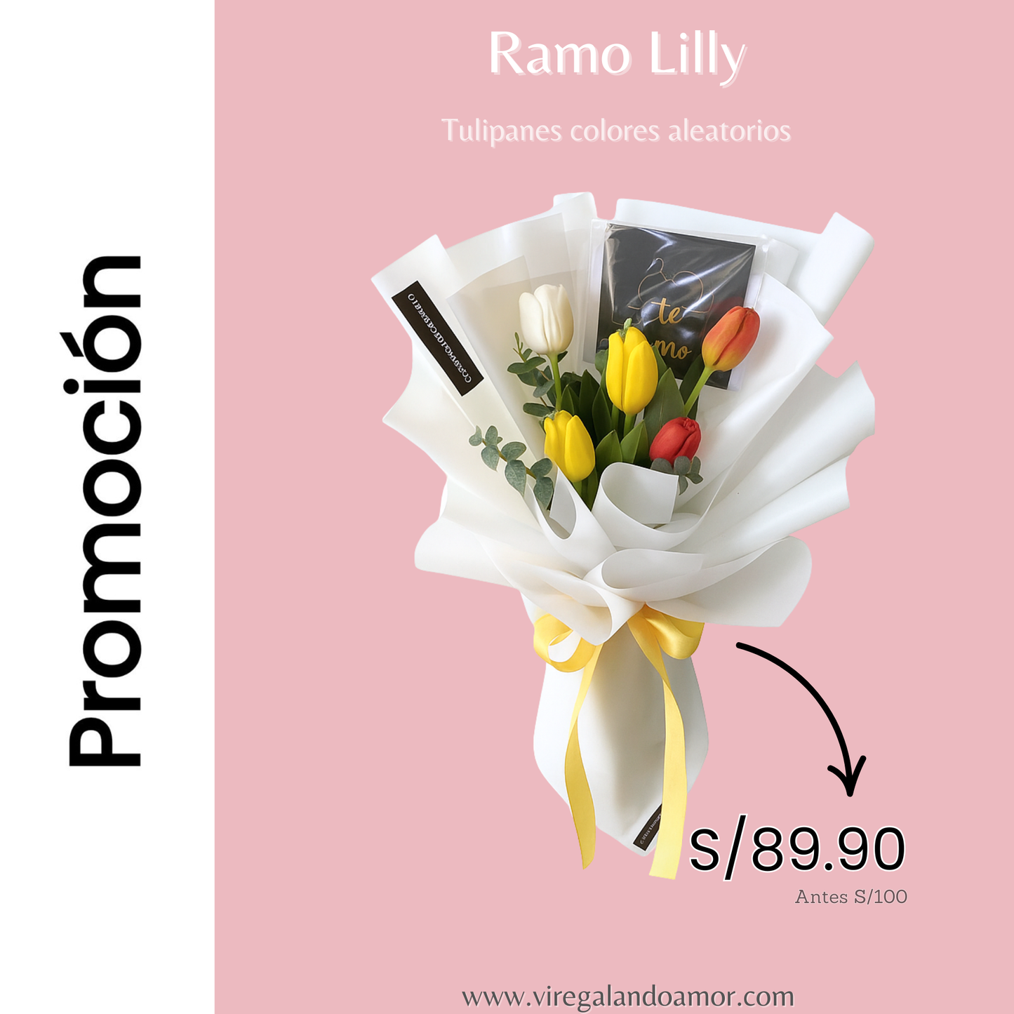 Ramo lily - Tulipanes aleatorios