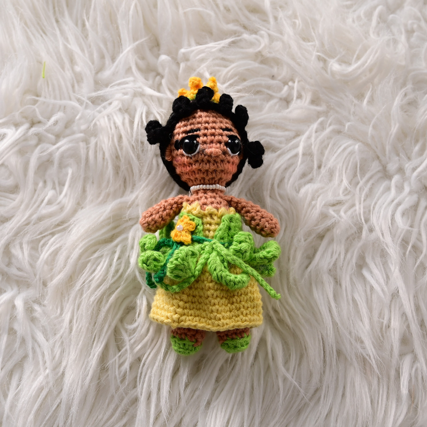 Ramo Tiana + Amigurumi - princesa y el sapo
