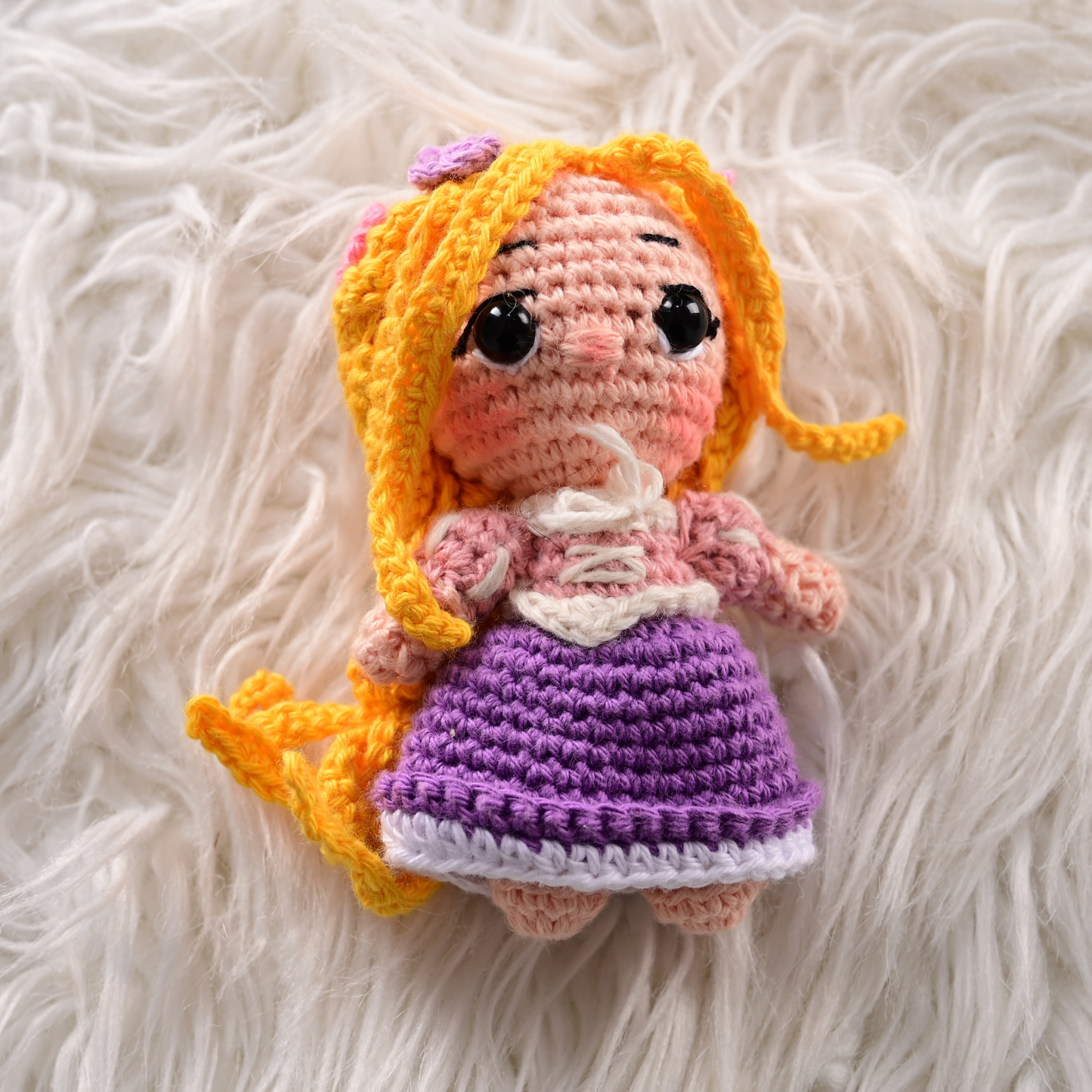 Box Luxury Rosas Lilas + Rapunzel
