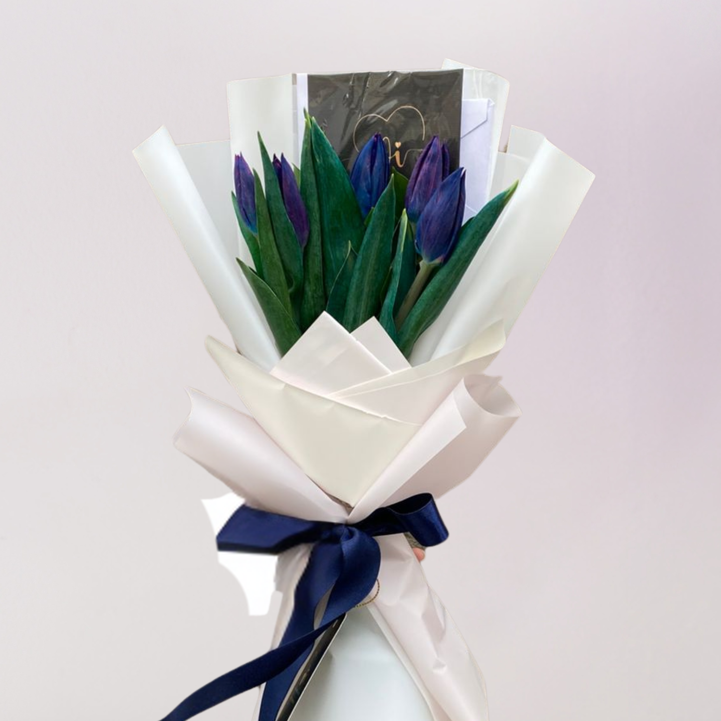 Ramo de 5 tulipanes Bibble