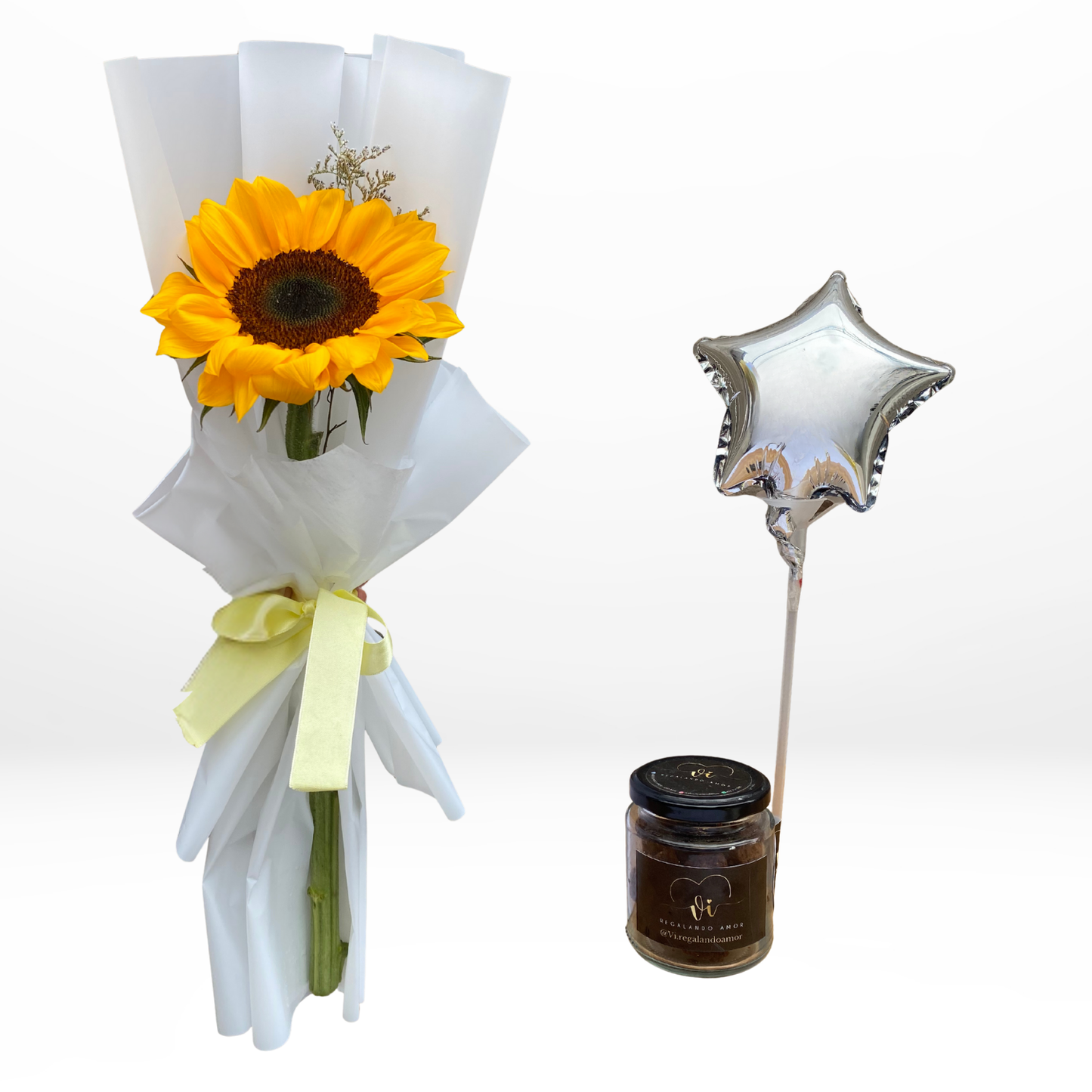Love Duo Girasol - Flores amarillas