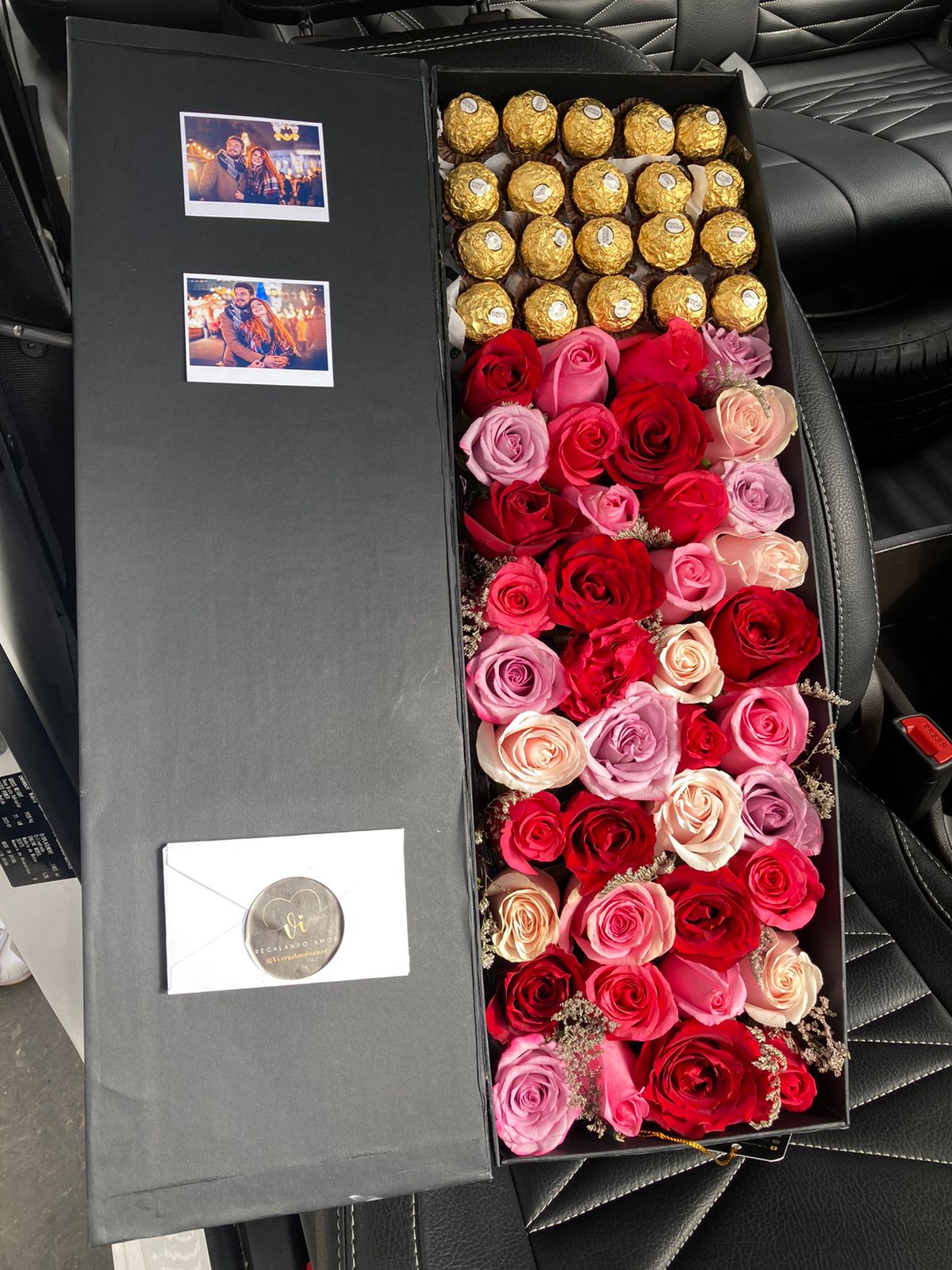 FERRERO ROCHER CON FLORES