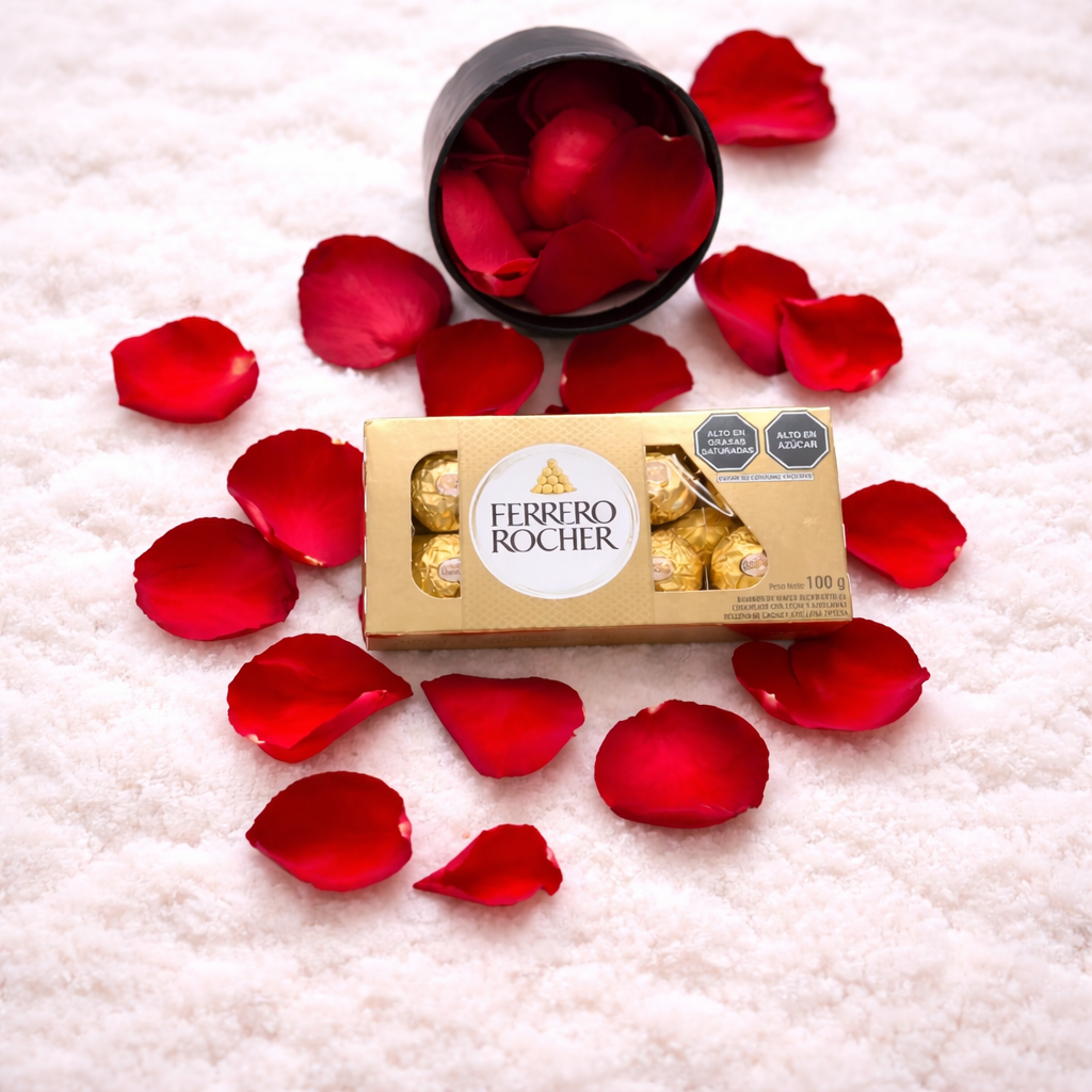 Box Pequeño de Petalos - Ferrero Rocher 8 uni