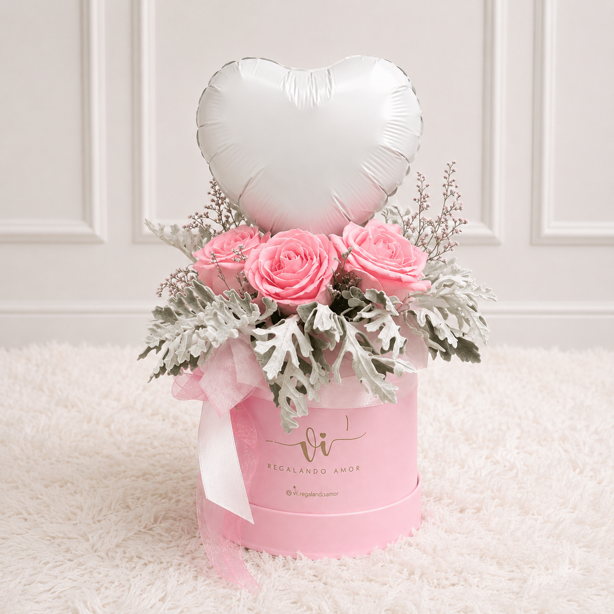 Box Arlethe Pink - Box floral