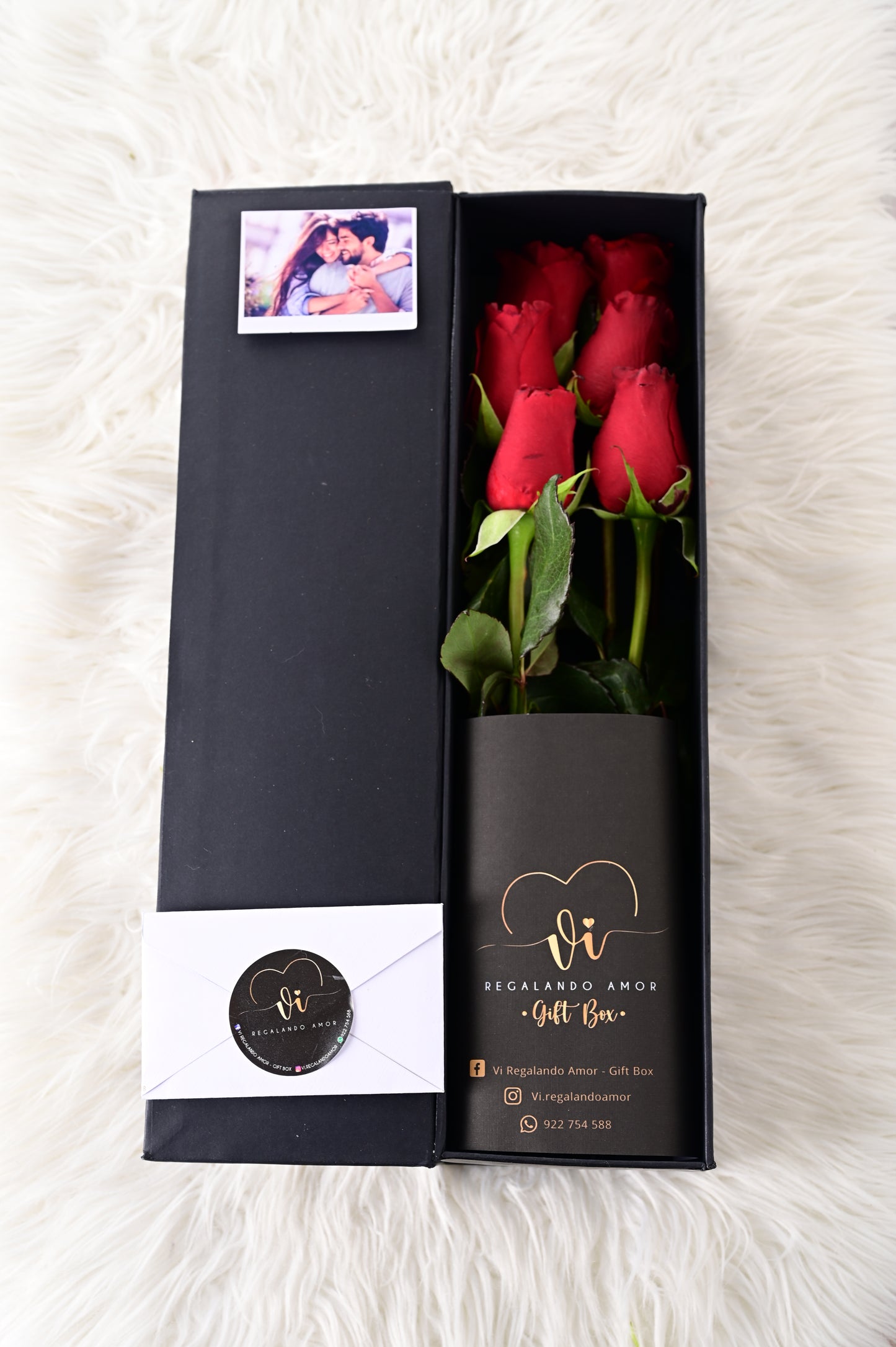 Box Luxury Rosas Rojas