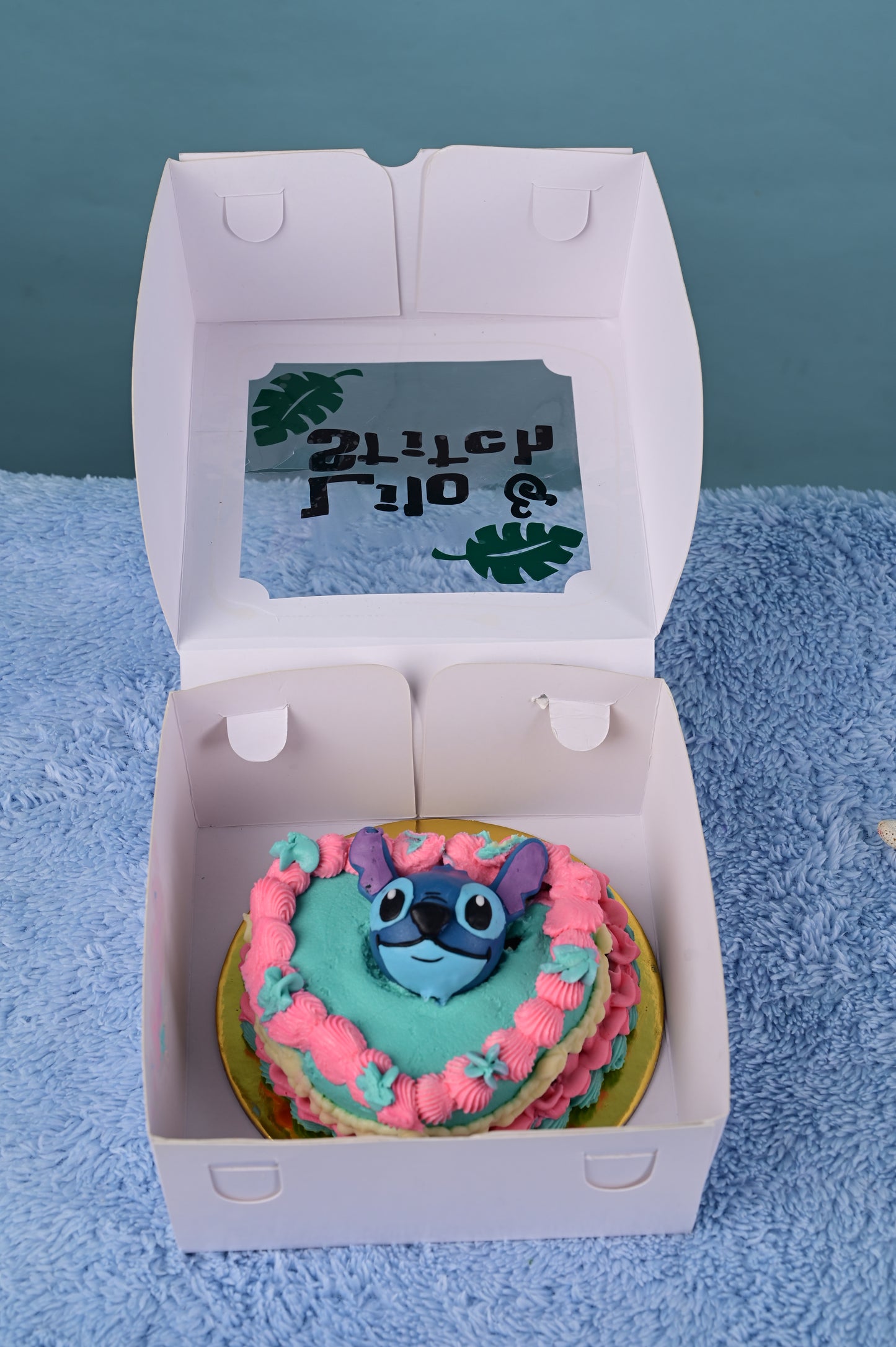 Mini Torta Stitch – Porción para 1 a 2 personas