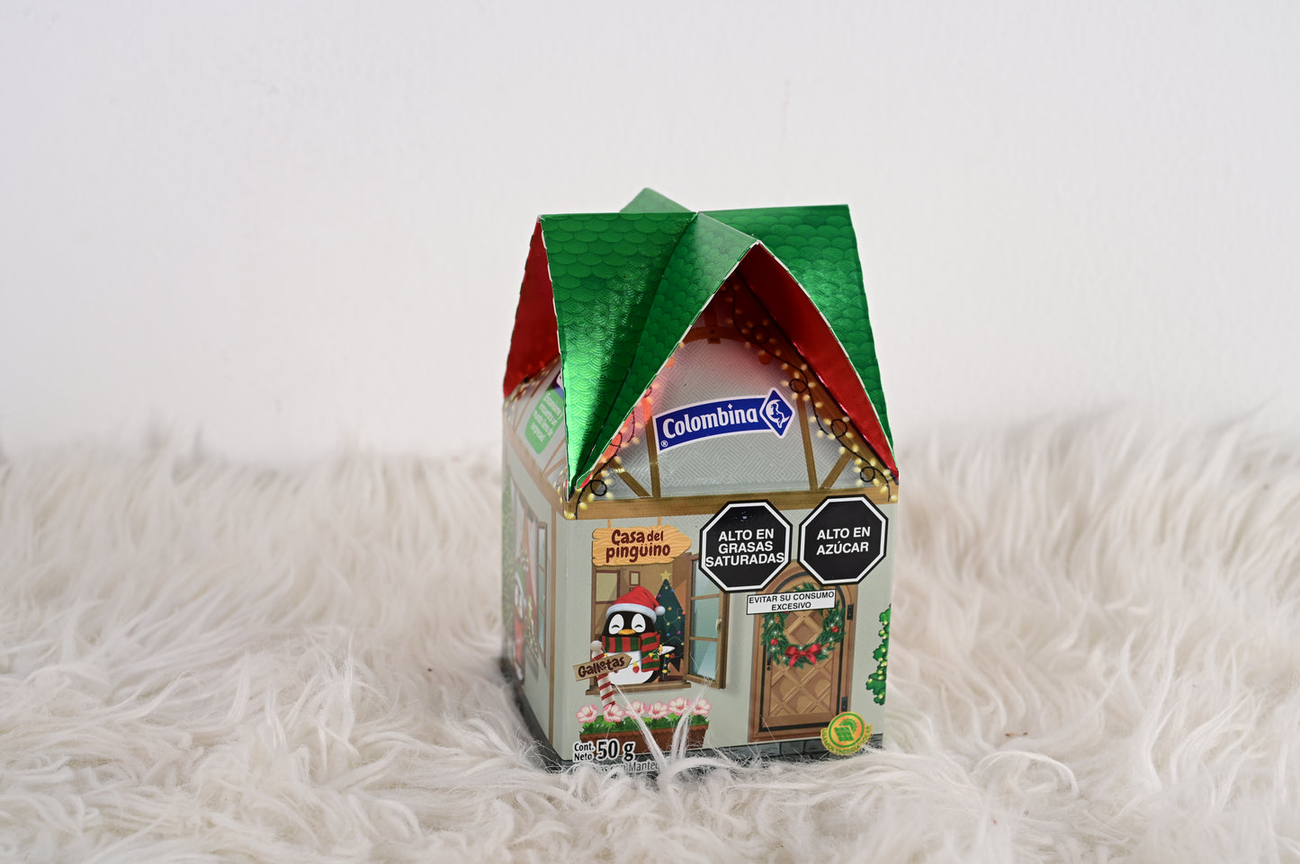 Casita de Galleta con Mantequilla Navideña (50 g)