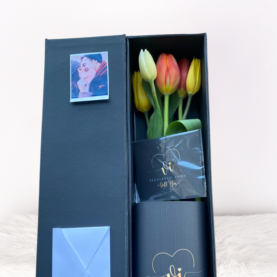Box Luxury Tulipanes Primaveral