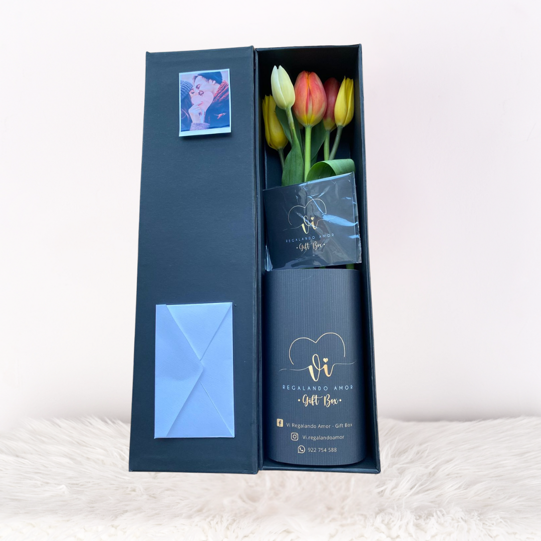 Box Luxury Tulipanes Primaveral