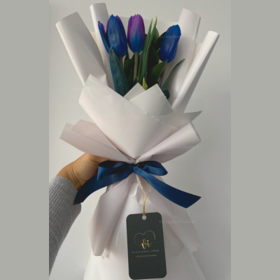 Mini Ramo de 3 Tulipanes Bibble