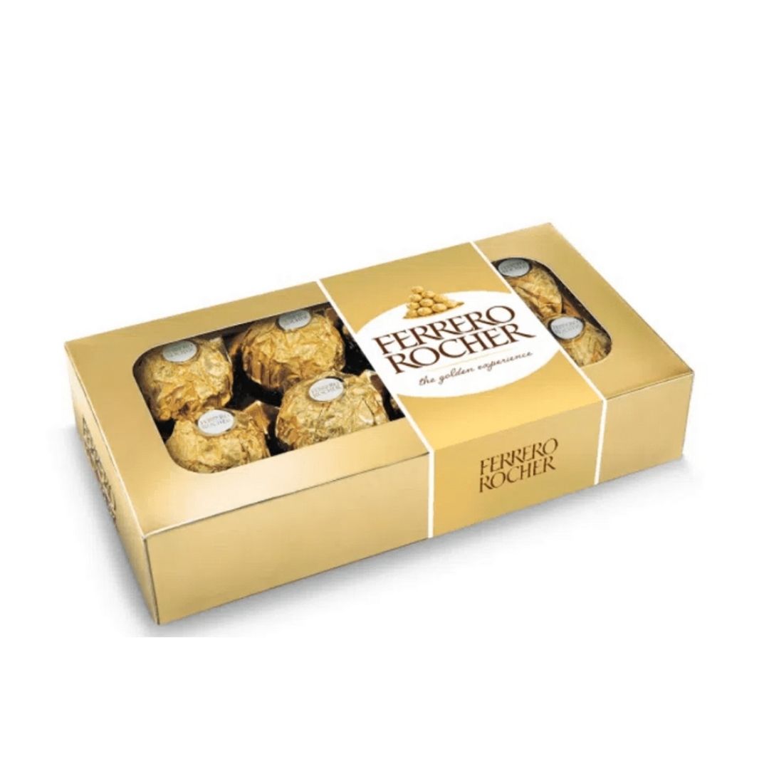 Caja de ferrero rocher de 8 unidades