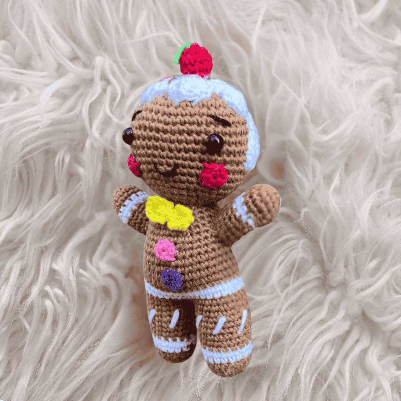 Jengibre Niño Navideño - Amigurumi