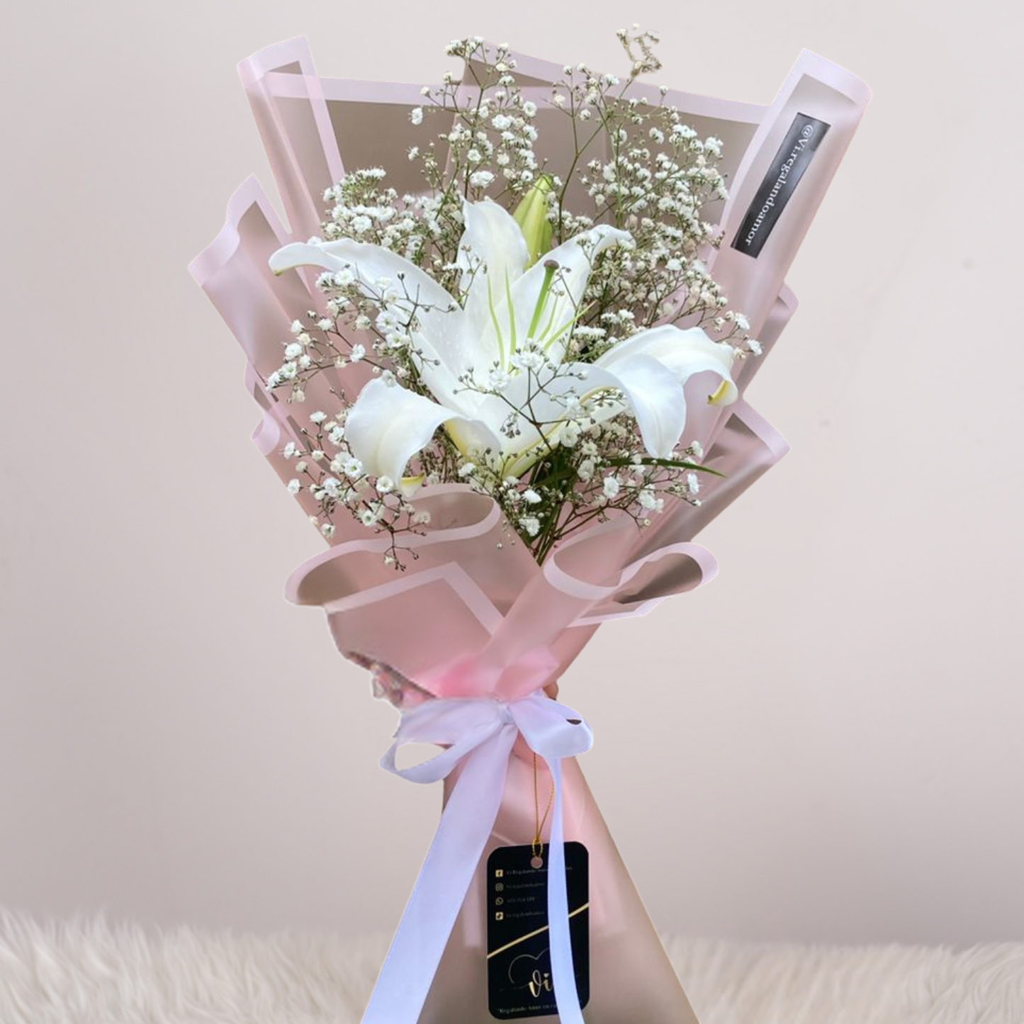 Ramo Lilian – Lirio Blanco Elegante