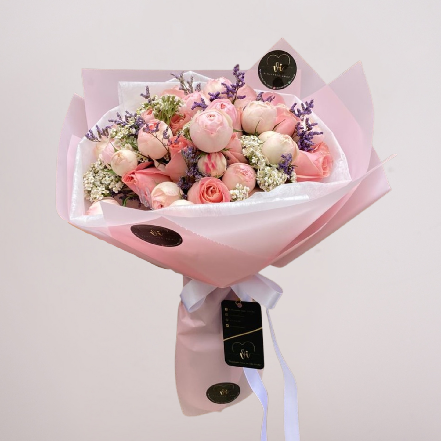 Ramo Anna – Rosas Rosadas y Rosas Inglesas