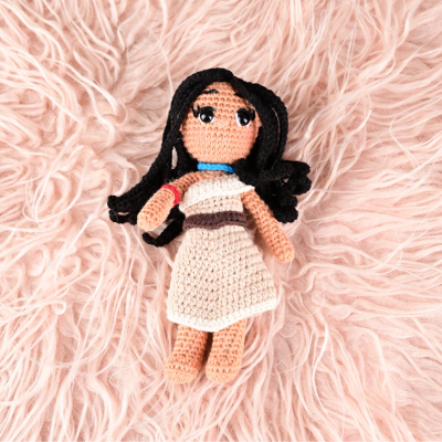 Amigurumi Princesa Pocahontas – Modelo Grande – Vi Regalando Amor