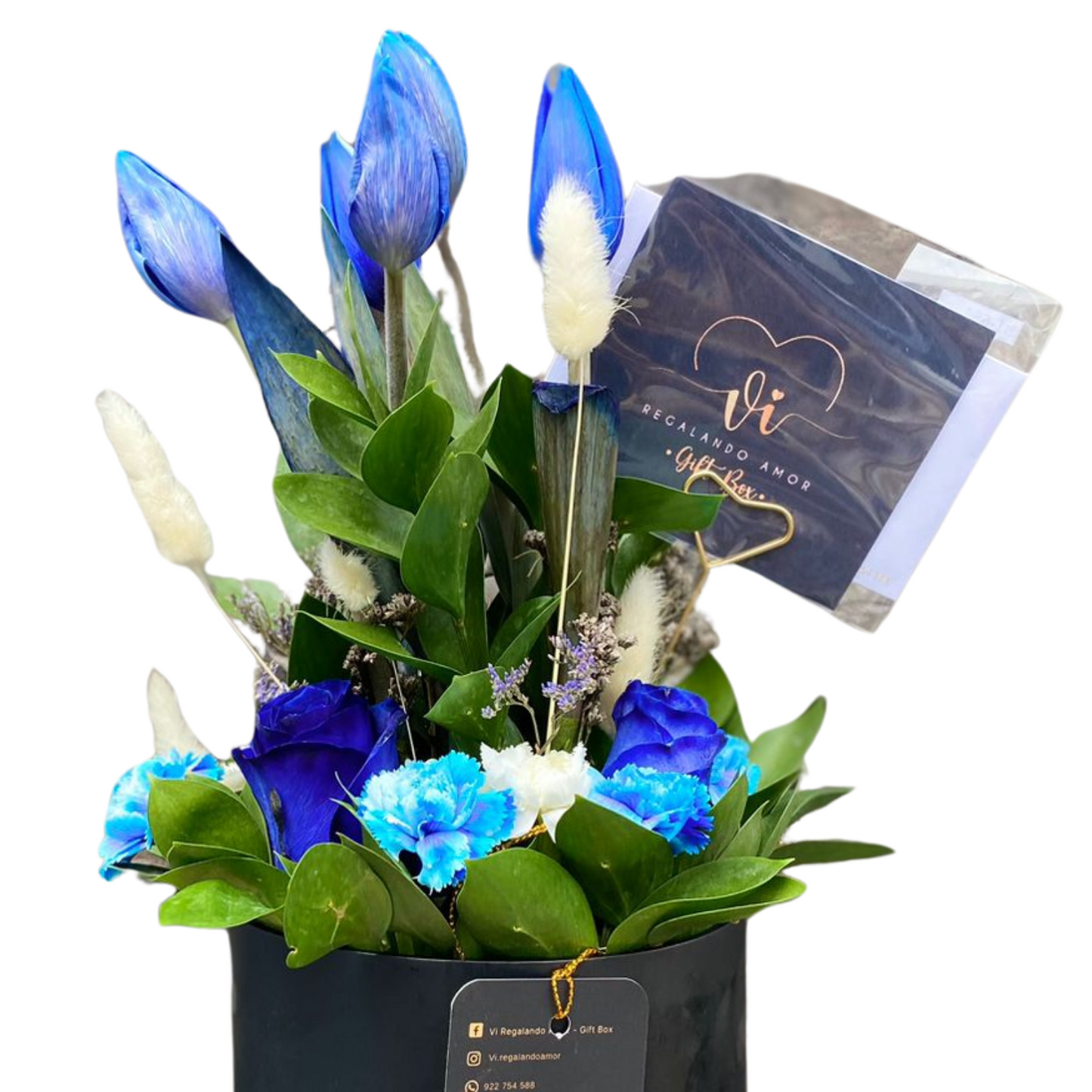 Box serena - Tulipanes azules