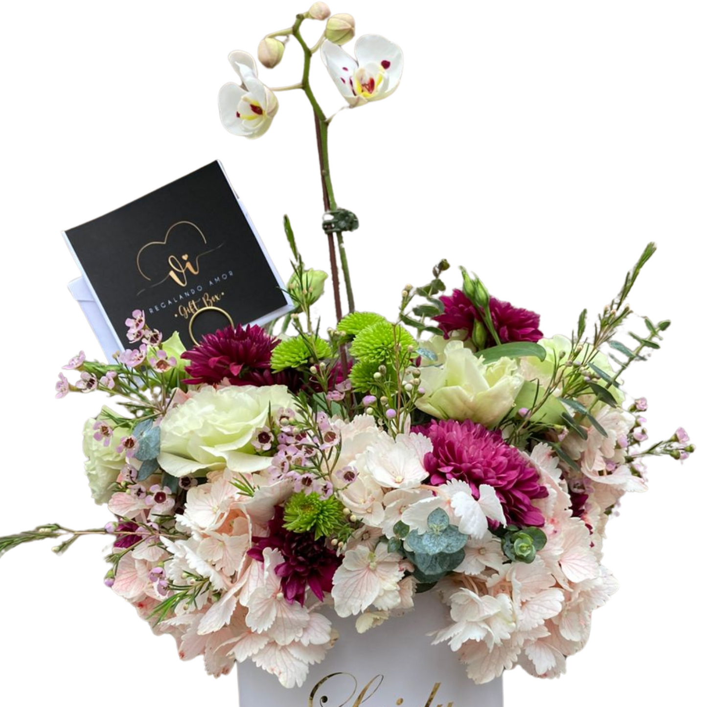 Box Anahí Floral con Mini Orquídea