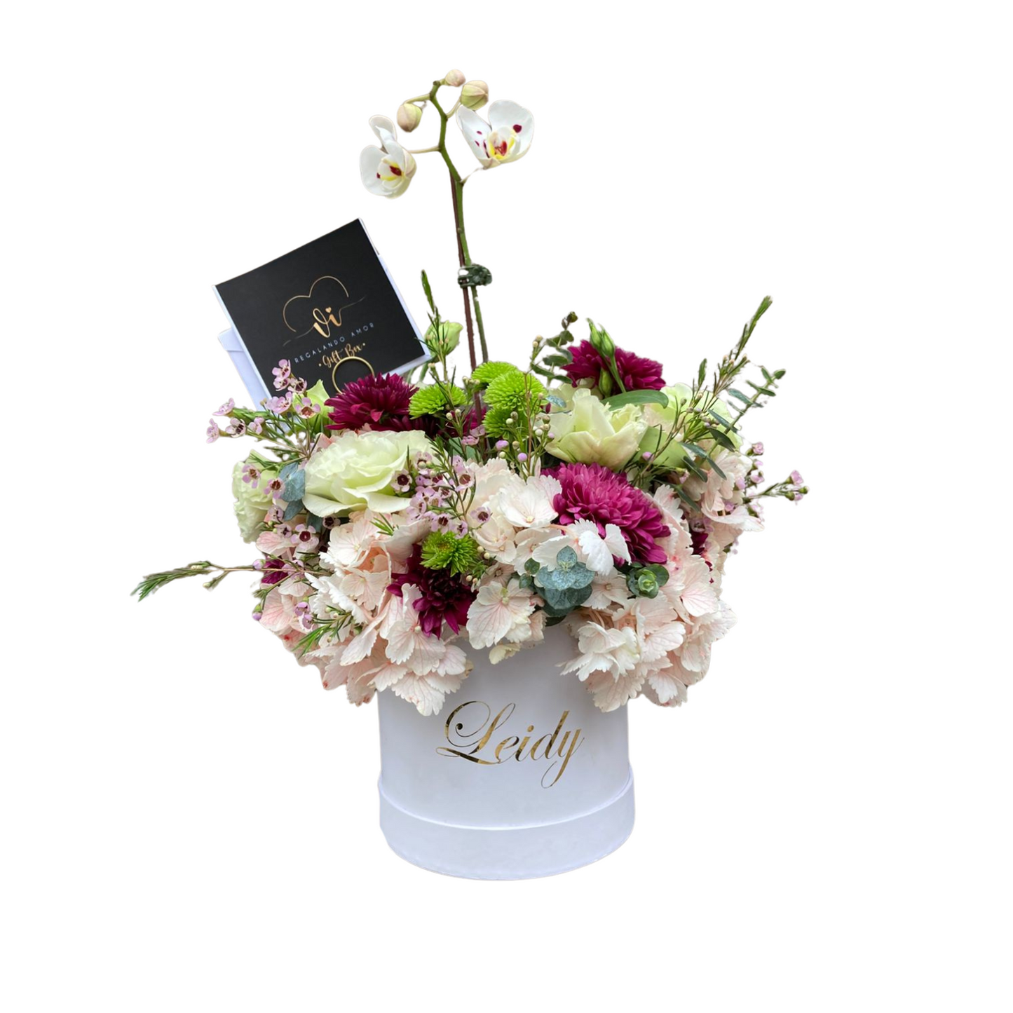 Box Anahí Floral con Mini Orquídea