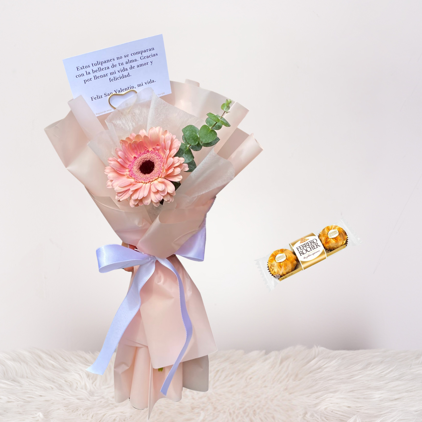 Mini Ramo Gerbera + Chocolate