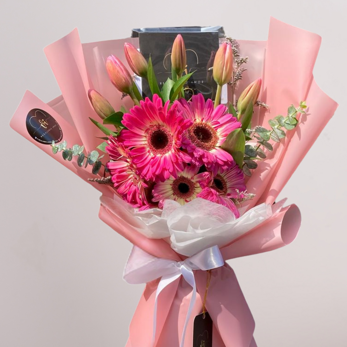 Ramo Lia - Gerberas y Tulipanes
