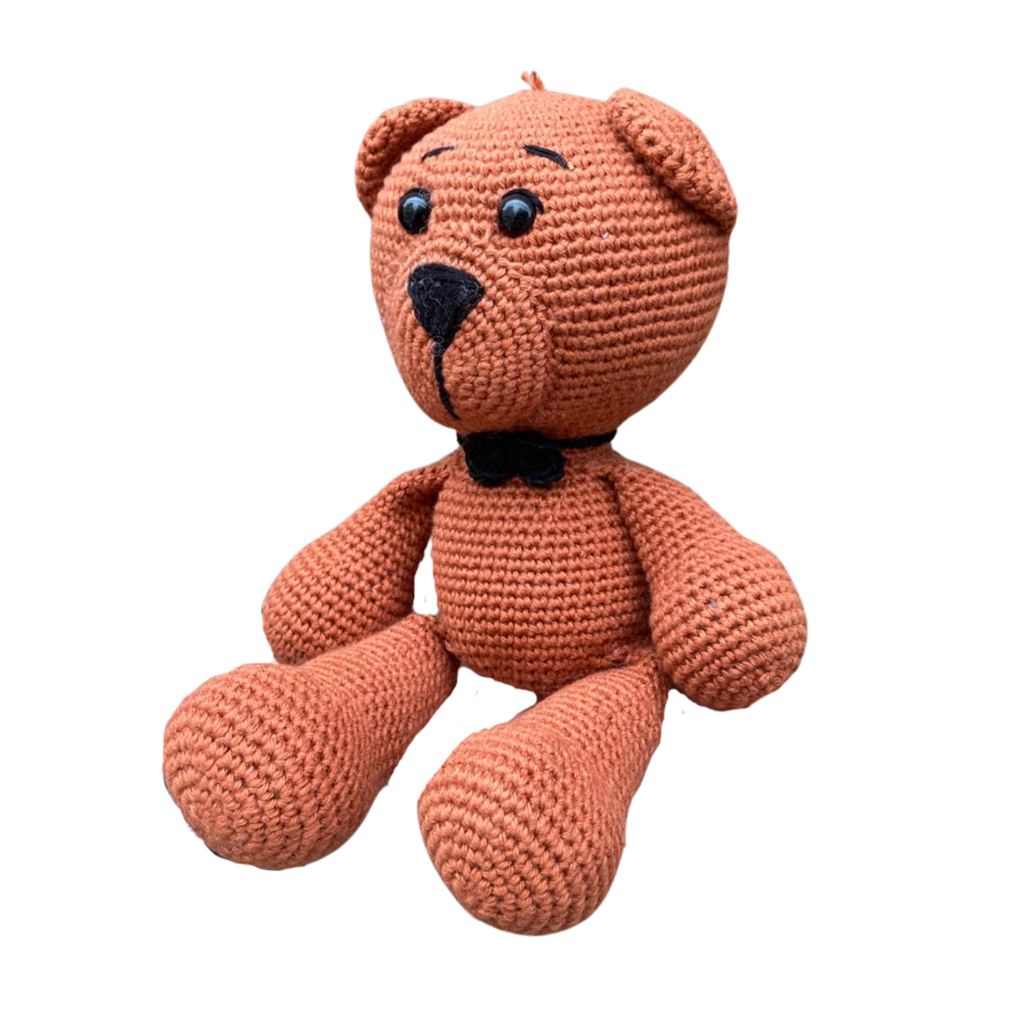 Oso con corbata negra