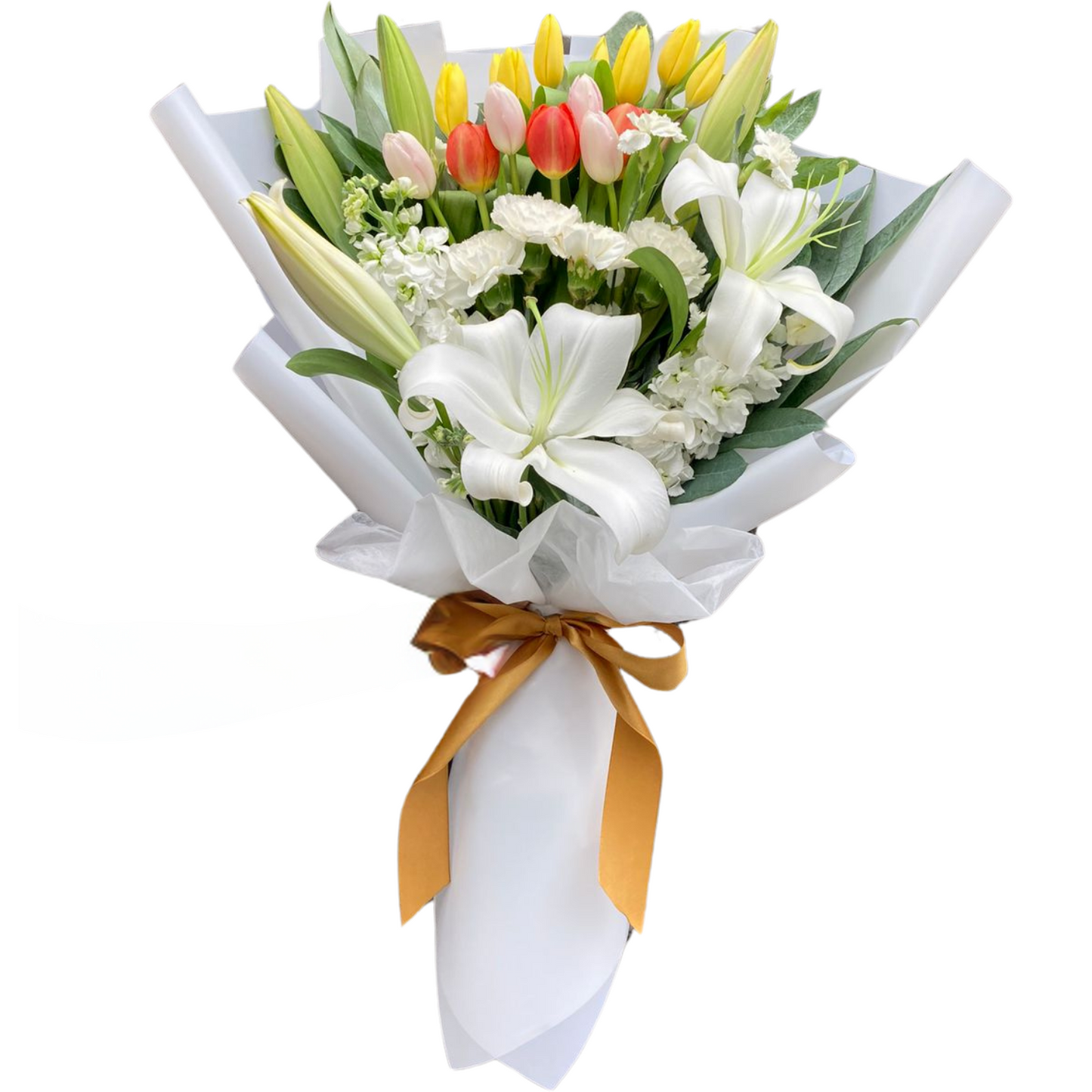 Ramo Imperial de 15 tulipanes aleatorios