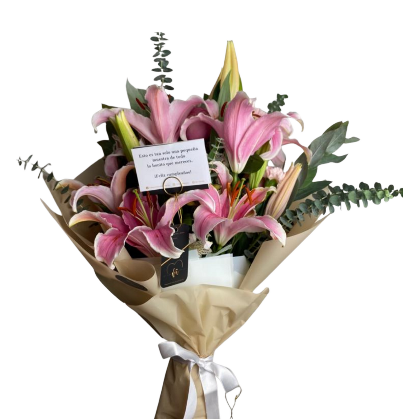 Ramo Lira - Lirios Lirium Rosados