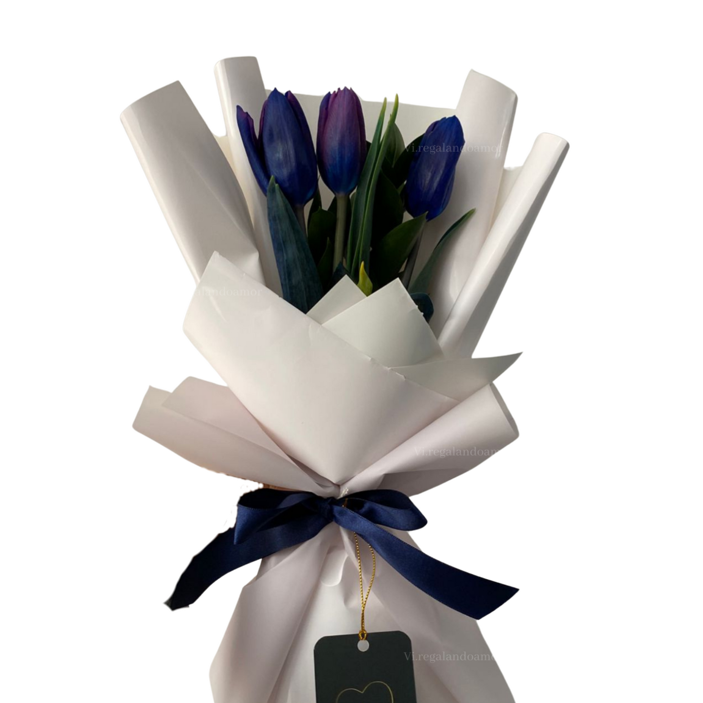 Mini Ramo de 3 Tulipanes Bibble