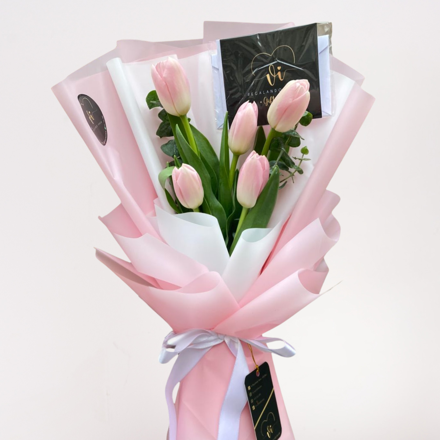 Ramo Lilly - Tulipanes rosados