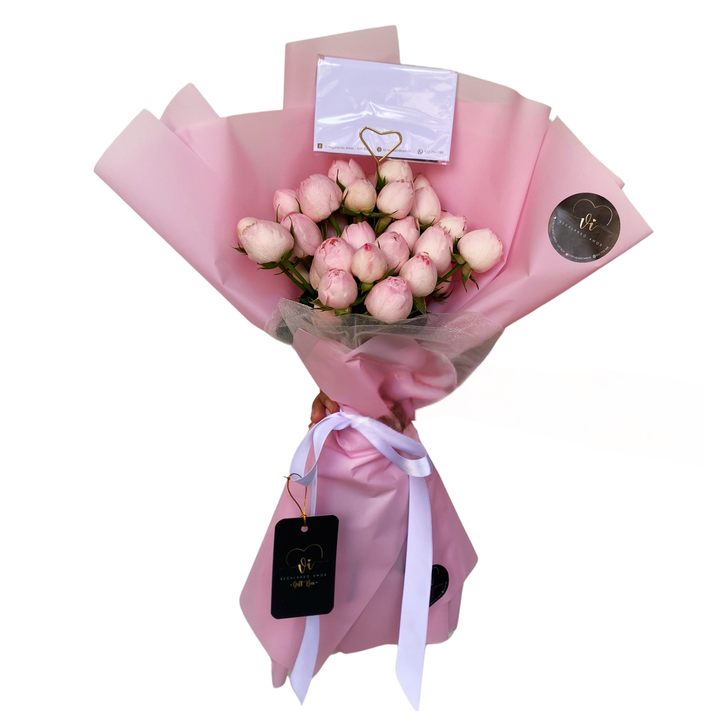 Ramo XOXO Rosas Inglesas
