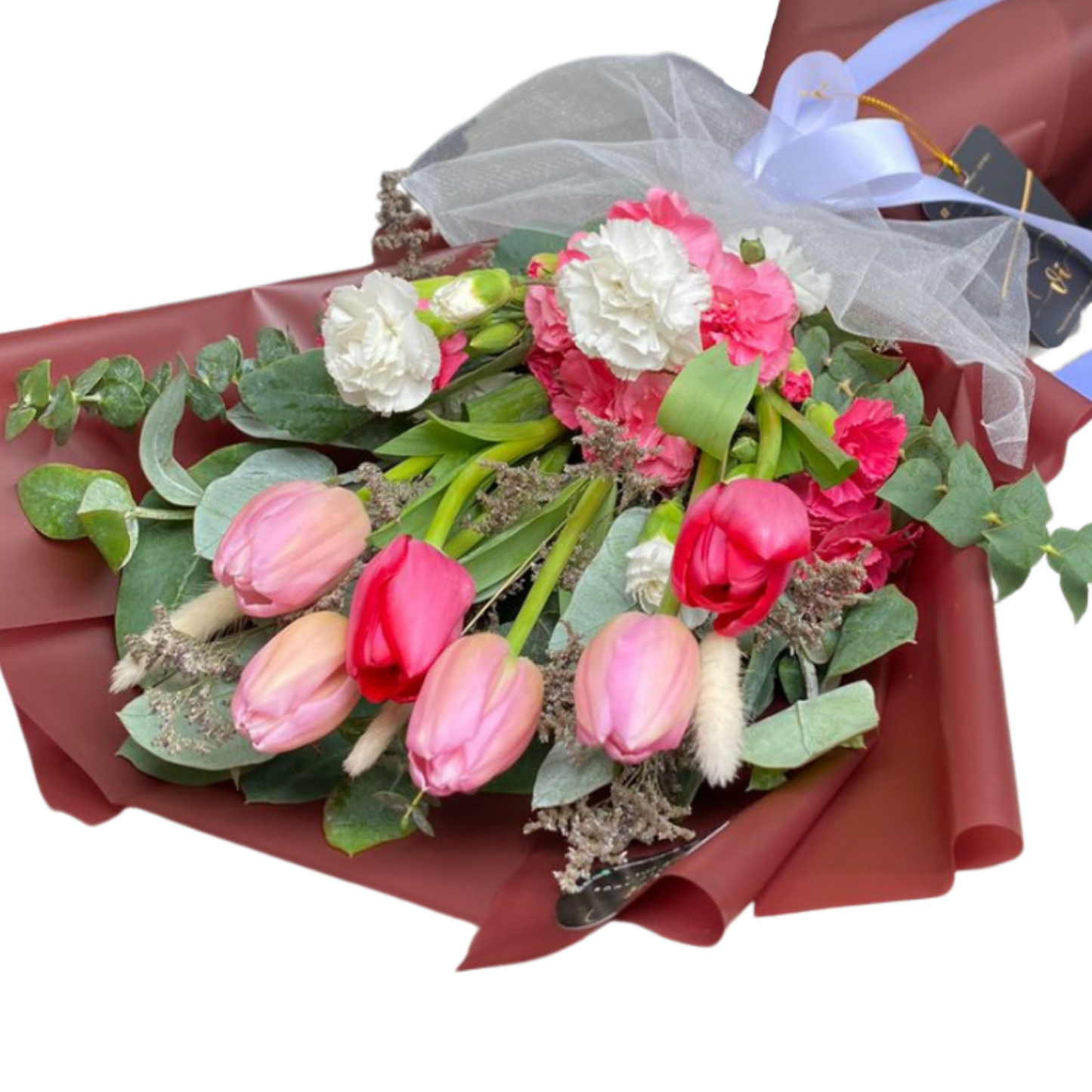 Ramo Layla - Tulipanes Rojos - Tulipanes Rosados - Ramos Rosados