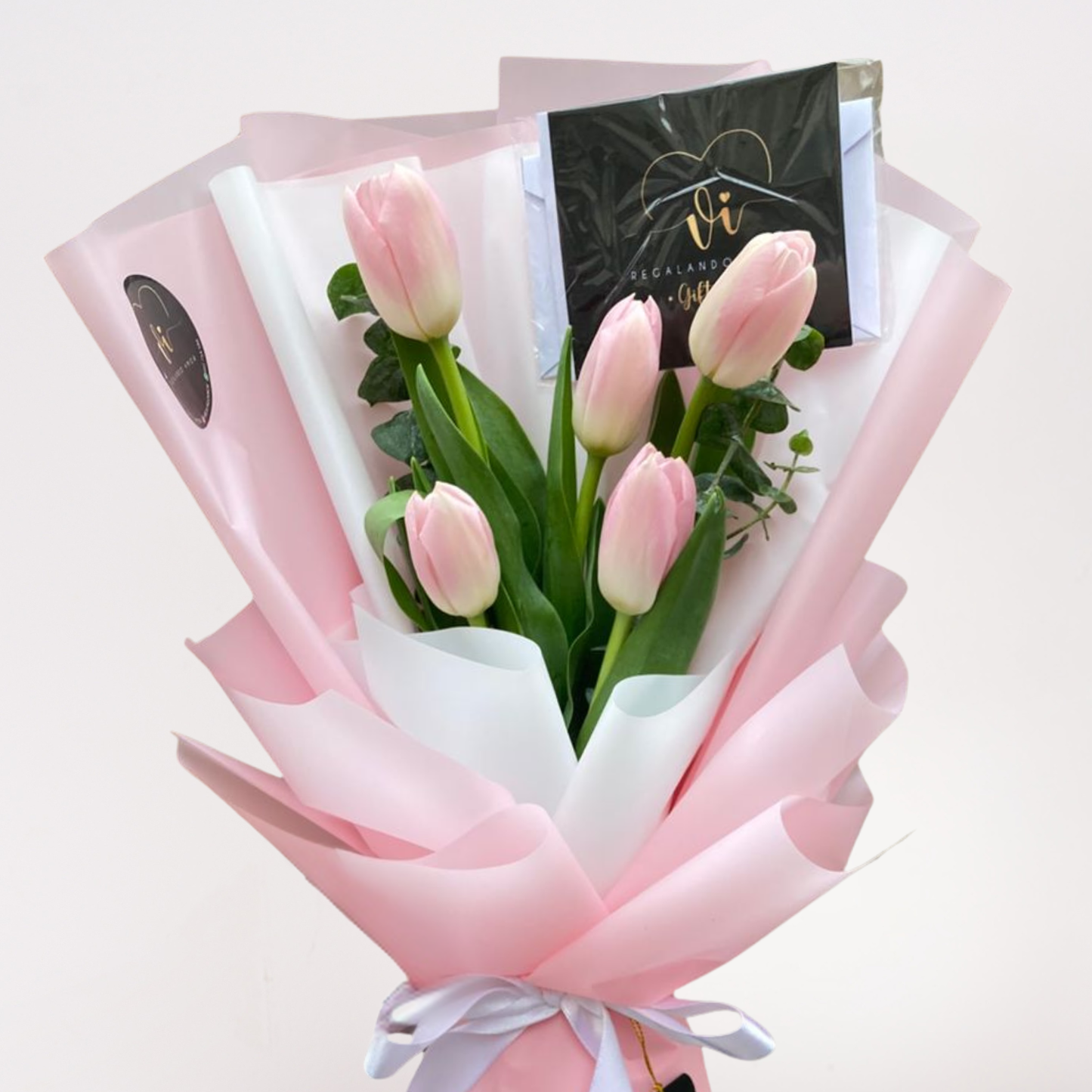 Ramo Lilly - Tulipanes rosados