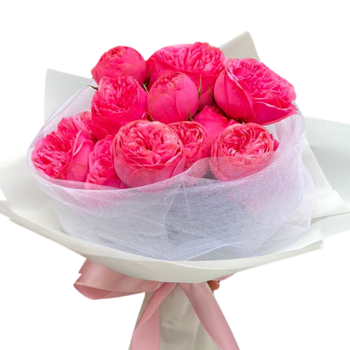 Ramo Blair - Rosas inglesas fucsia