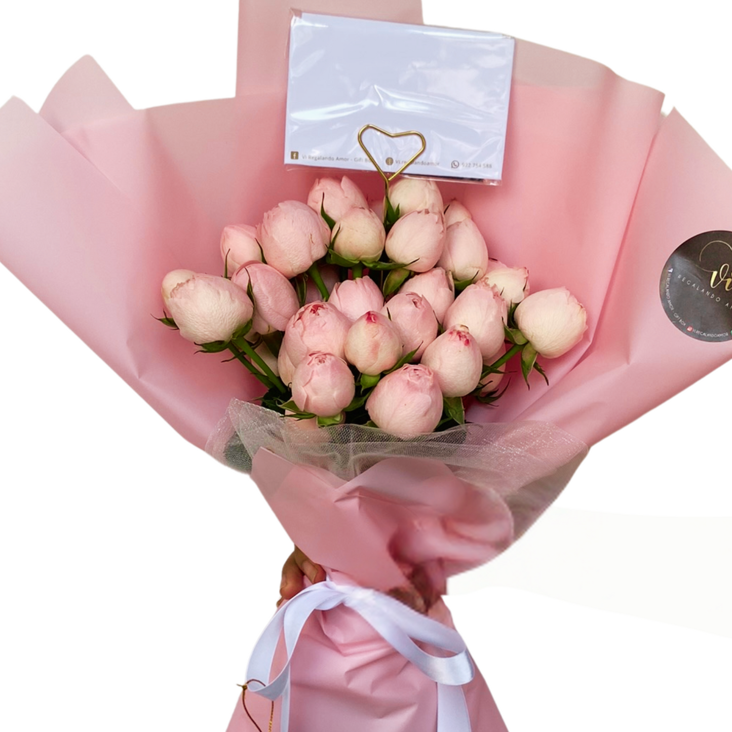 Ramo XOXO Rosas Inglesas
