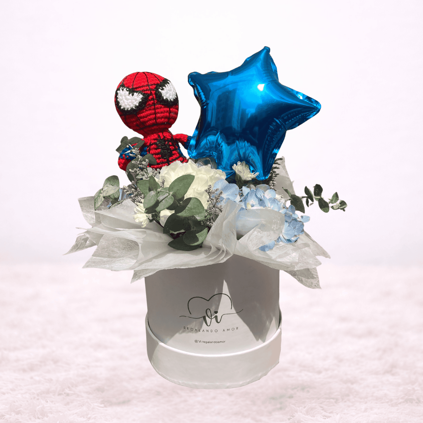 Mini Box Liam - Peluche spiderman