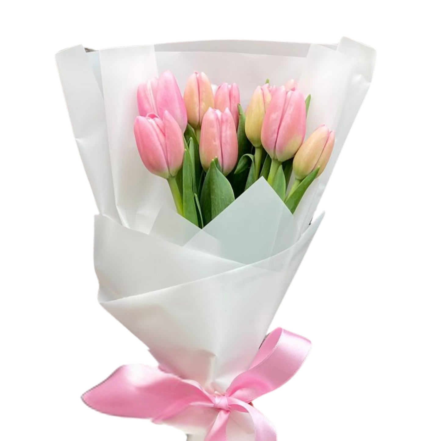 Ramo 10 Tulipanes Rosados