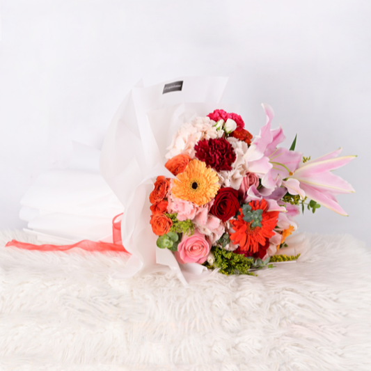 Ramo Frida - Lirios - Rosas