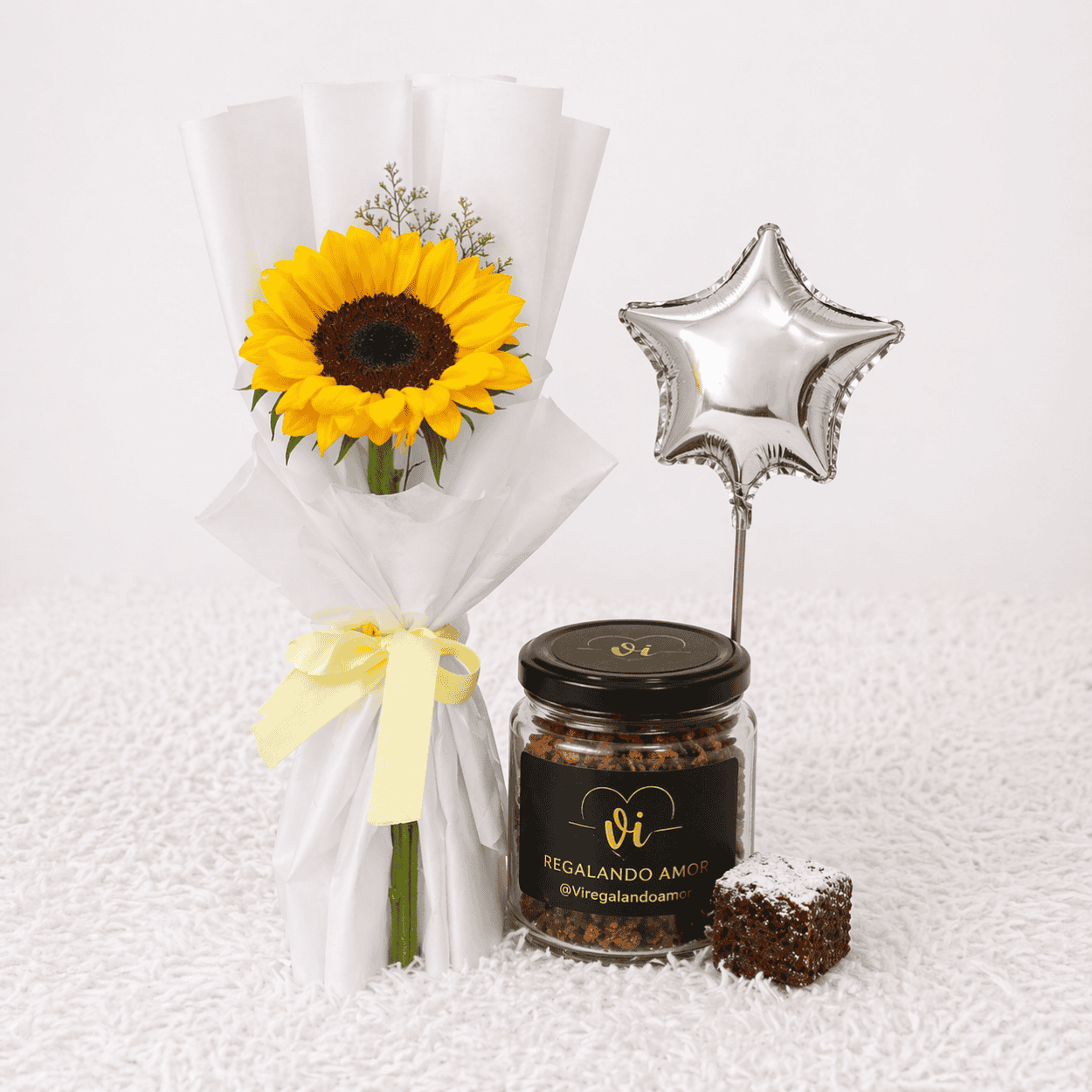 Love Duo Girasol - Flores amarillas