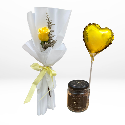 Love Duo Rosa Amarilla - Flores amarillas
