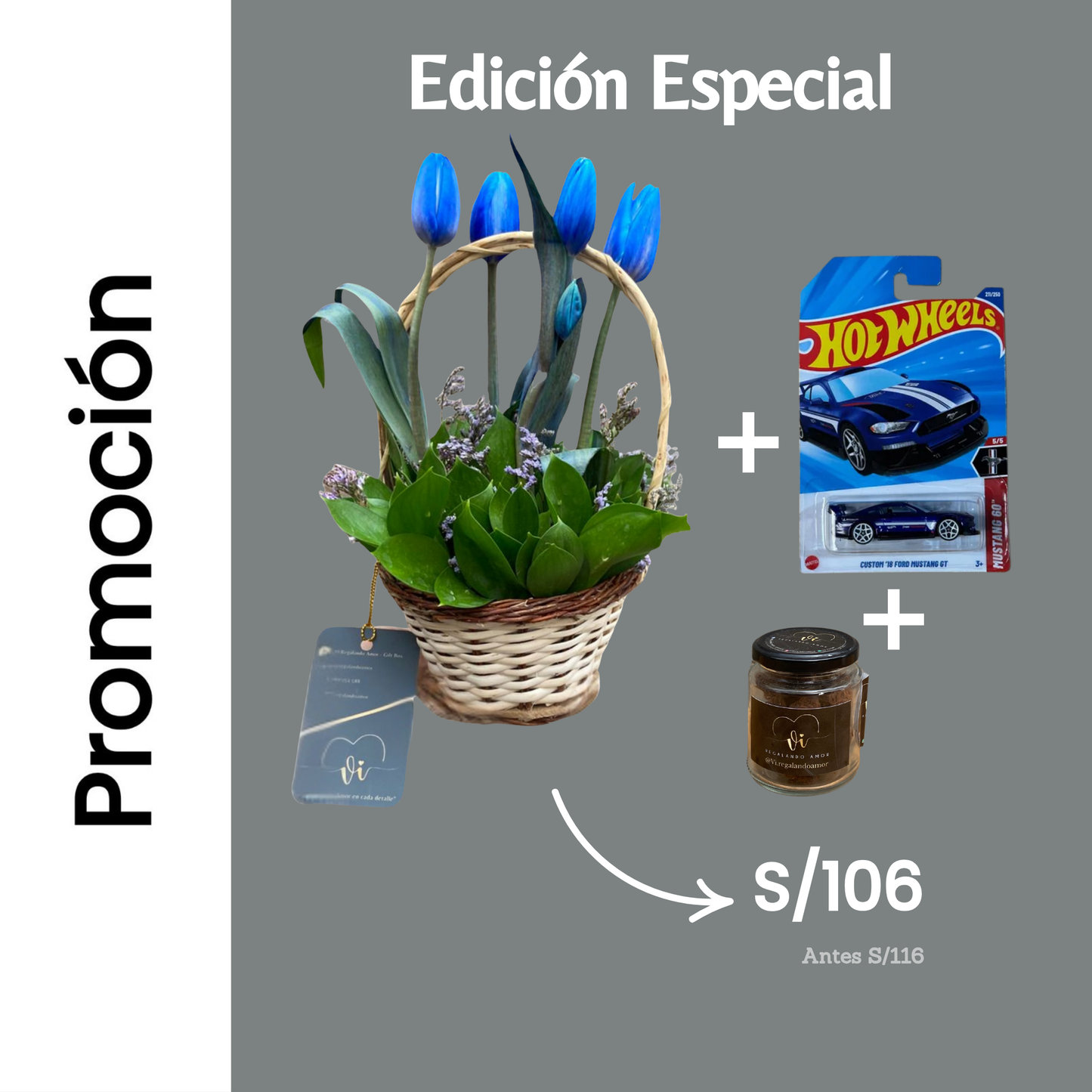 Promo deysi - Tulipanes azules - Hotweels