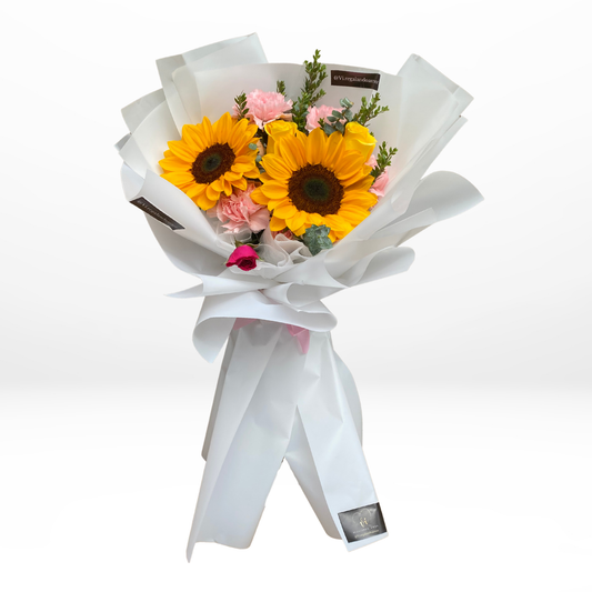 Ramo Camelia – Girasoles - Flores amarillas