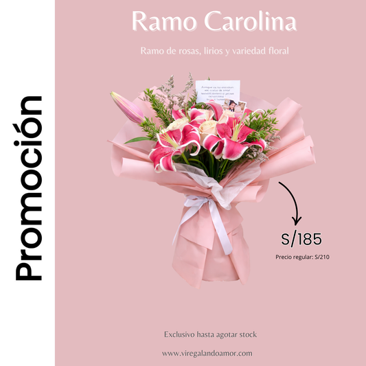 Promo Ramo Carolina - Lirios