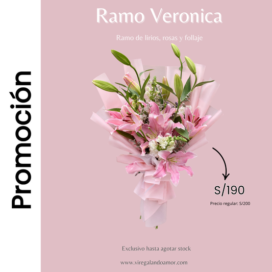 Promo Ramo Veronica - Lirios