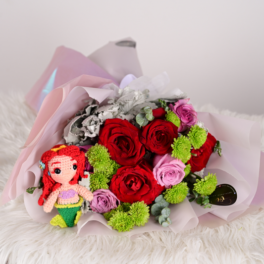 Ramo Ariel + Amigurumi - Princesas