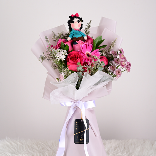 Ramo Vanellope  + Amigurumi -  Princesas