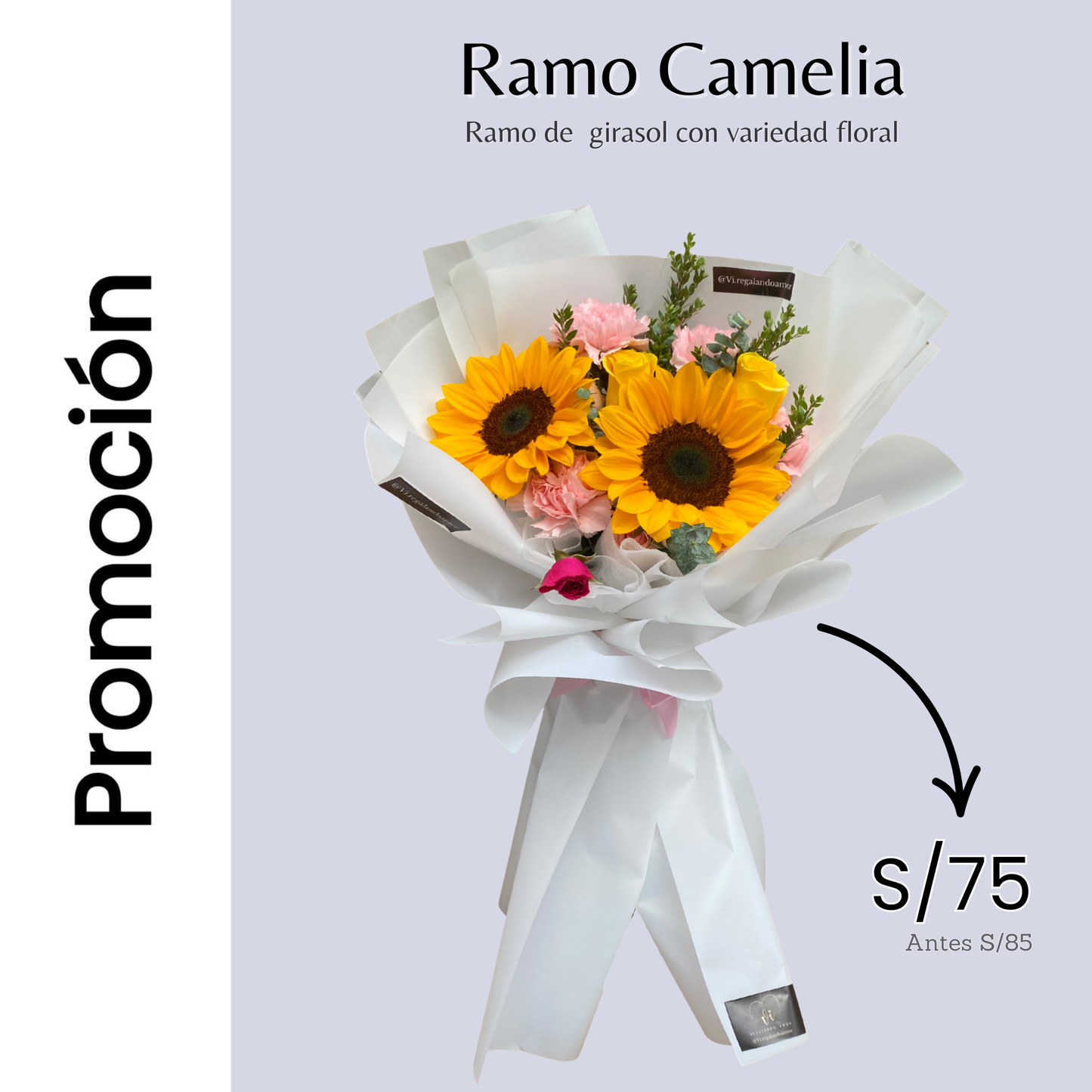 Ramo camelia - Girasoles