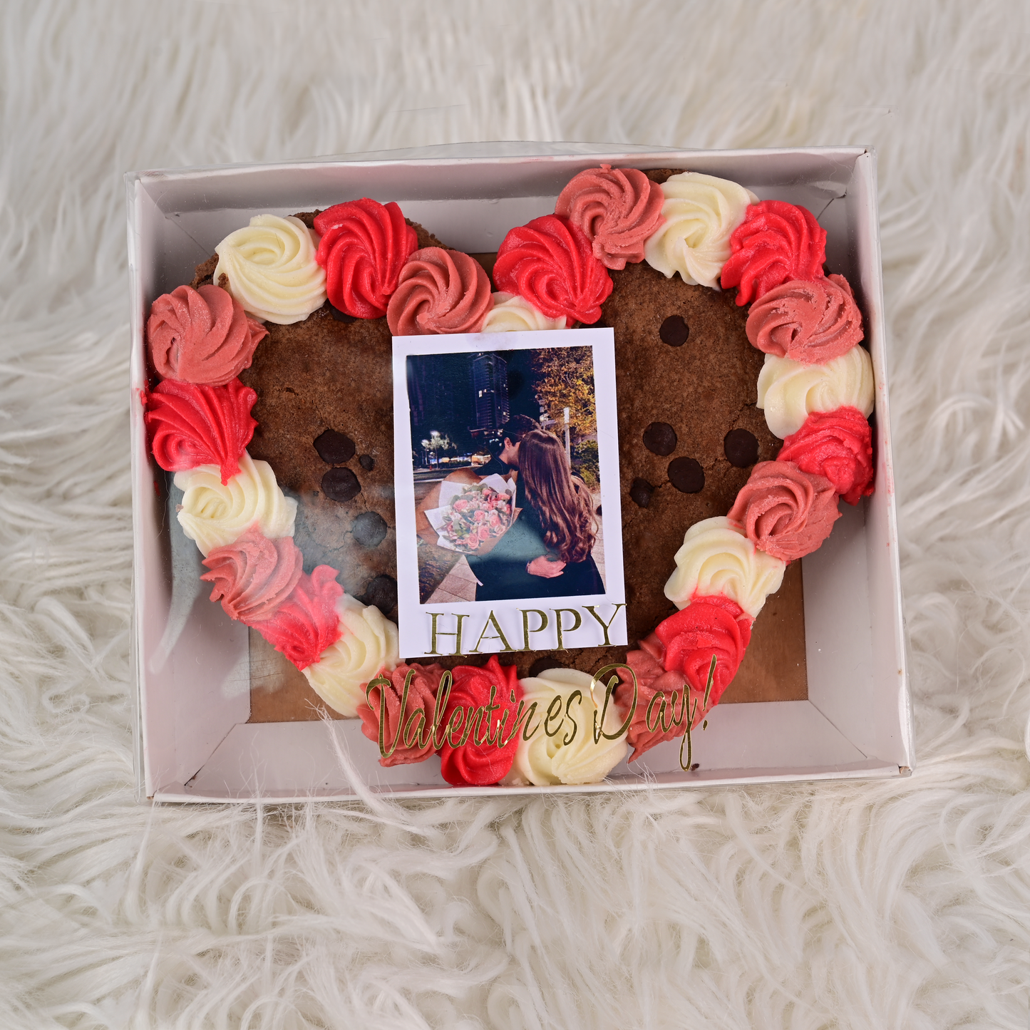 Brownie Corazón + Fotito