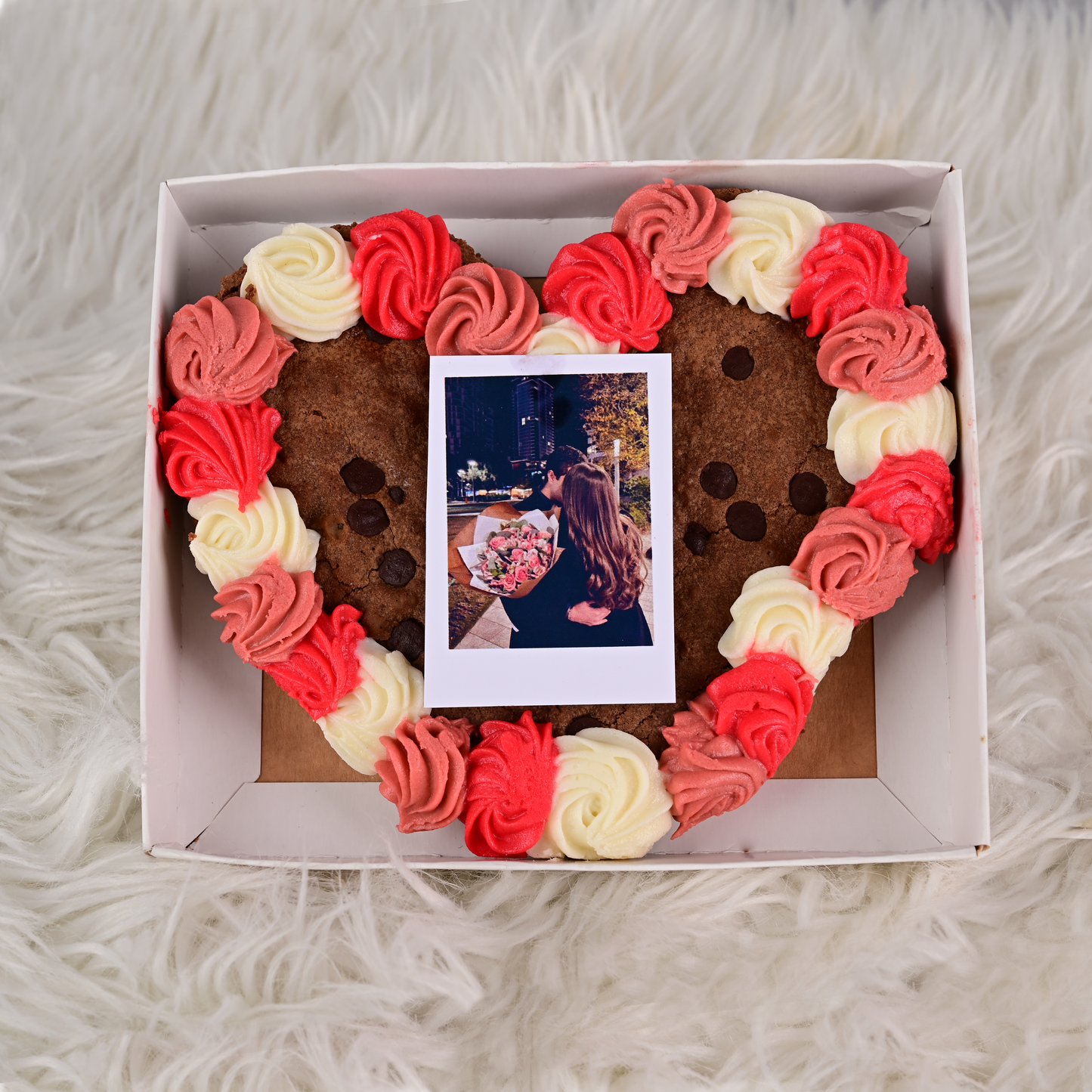 Brownie Corazón + Fotito