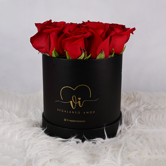 Box Clasico 12 rosas rojas