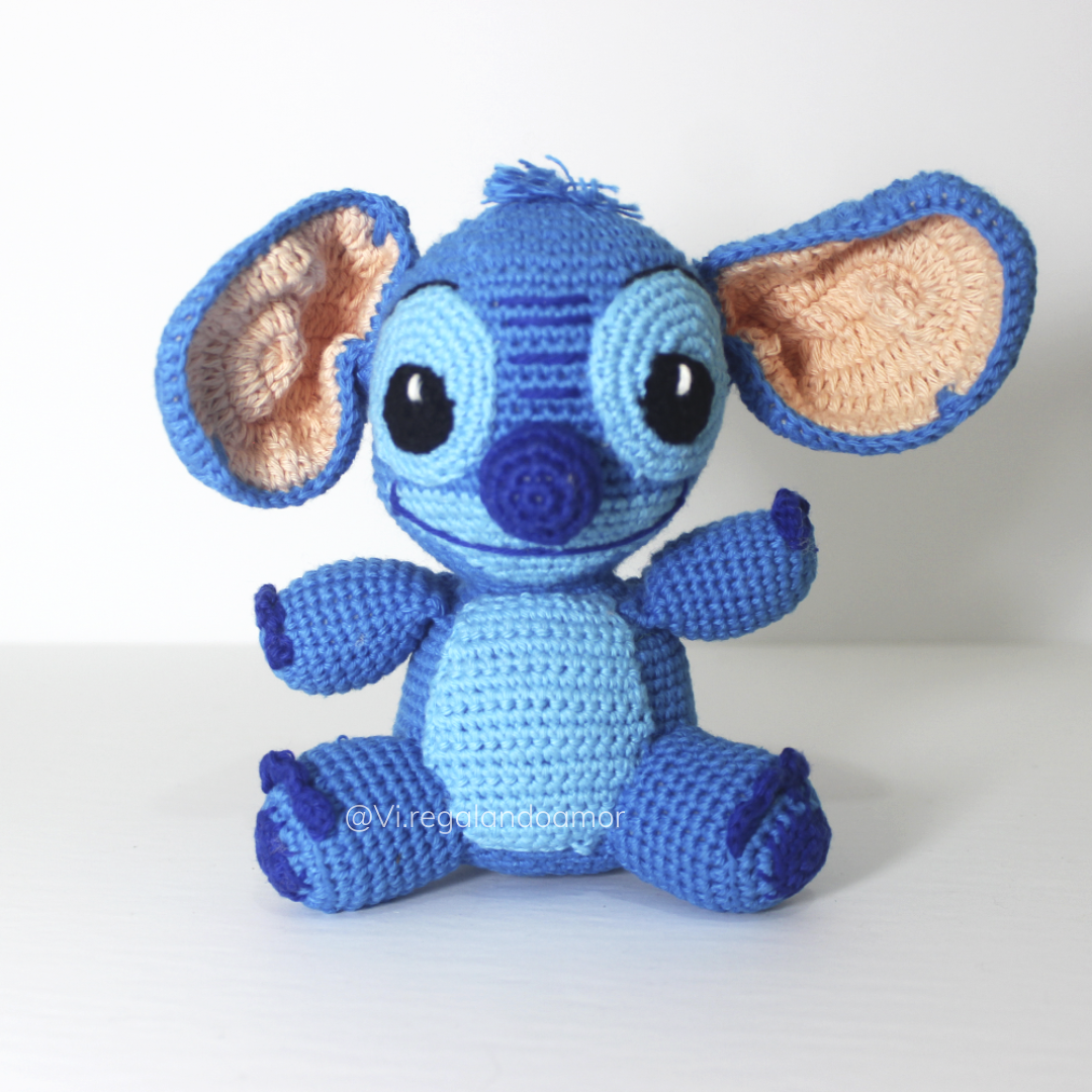 Amigurumi de stitch Con 25 cm de altura